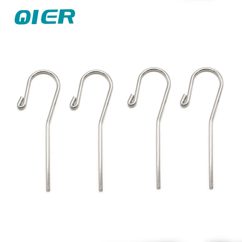 

Dental Canal Finder Endo Measuring Tool Stainless Steel Oral Lip Hook for Apex Locator 10pcs