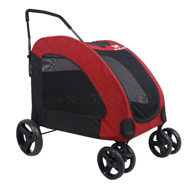 Прогулочная коляска для домашних питомцев прогулочная собак четырехколесный
