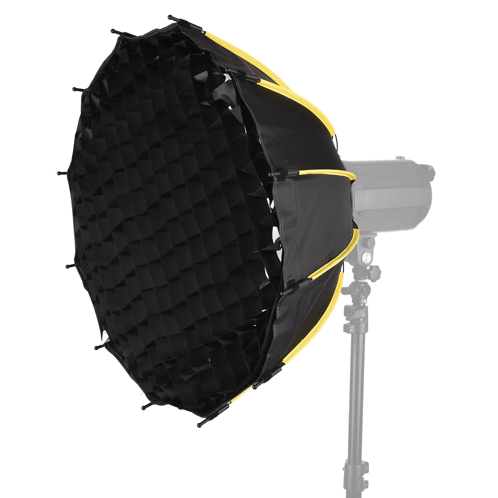 

65cm Professional Collapsible Softbox Portable Photography Soft Box w/ Bowens Mount Storage Bag 12PCS Ribs for Live Stream