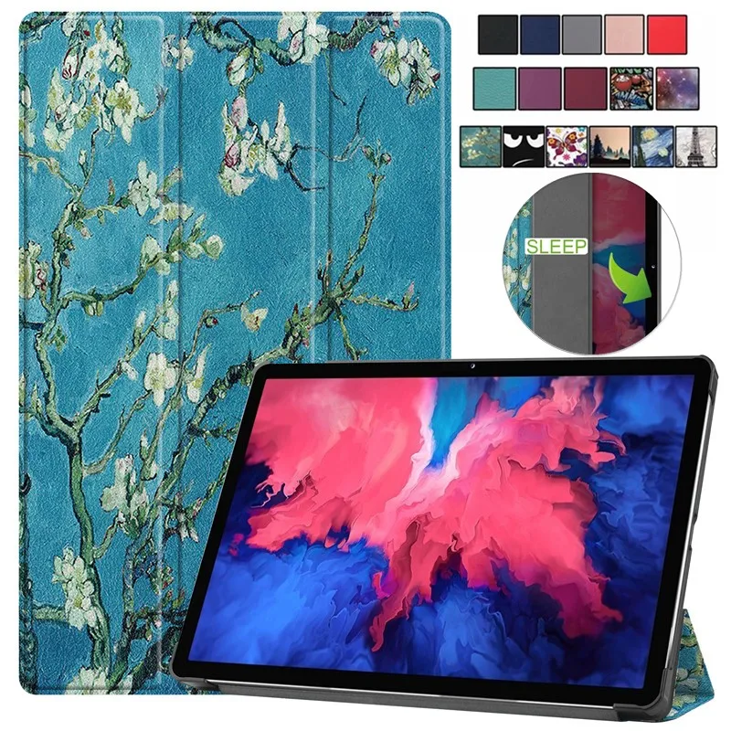 

Умный чехол для планшета Lenovo Tab P11 Pro 11,5 ТБ J716F J706F, Магнитный защитный чехол для планшета Lenovo Xiaoxin Pad Pro 2021, чехол