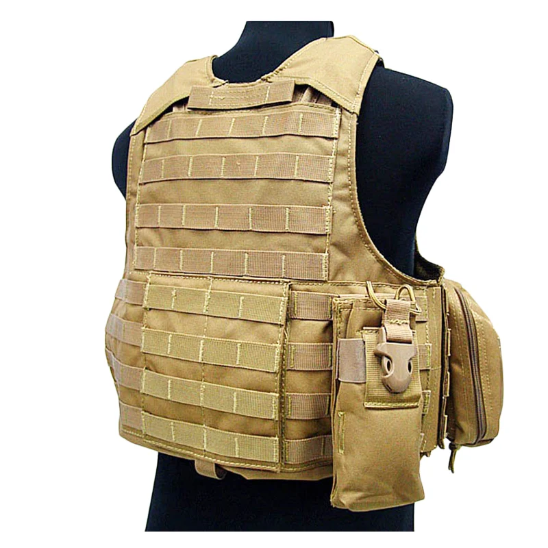 Tactical Vest Armor Combat Military Airsoft Vest with Magazine Pouches Outdoor Paintball Releasable Plate Hunting Clothes Gear