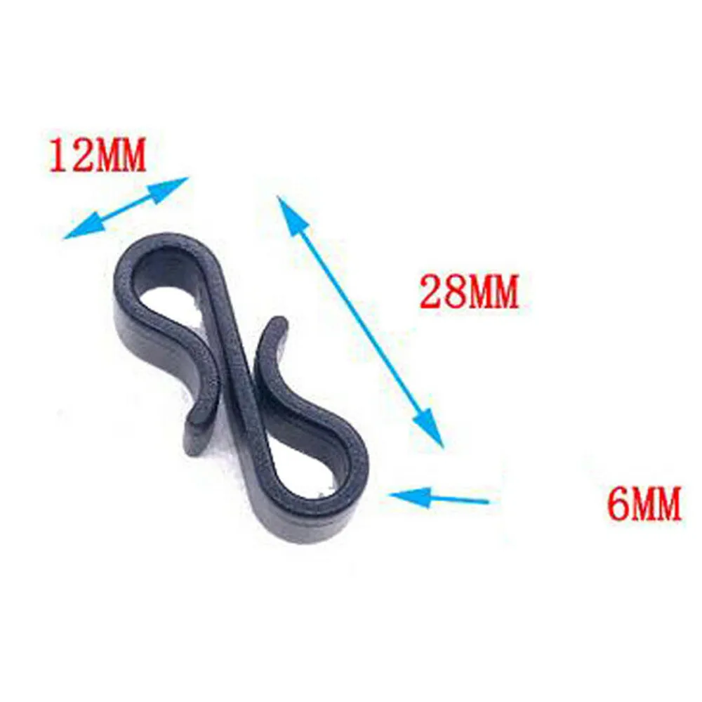 

200pcs Gutter Hooks Heavy Duty Clips New Year Christmas Party Fairy Lights Decoration Clip S Shaped Hook Gutter Tools Parts
