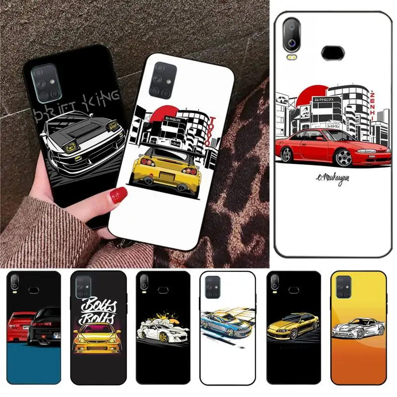 HUAGETOP Токио JDM дрейф спортивный автомобиль телефон Обложка для Samsung Galaxy A21 A01 A11 A31 A81