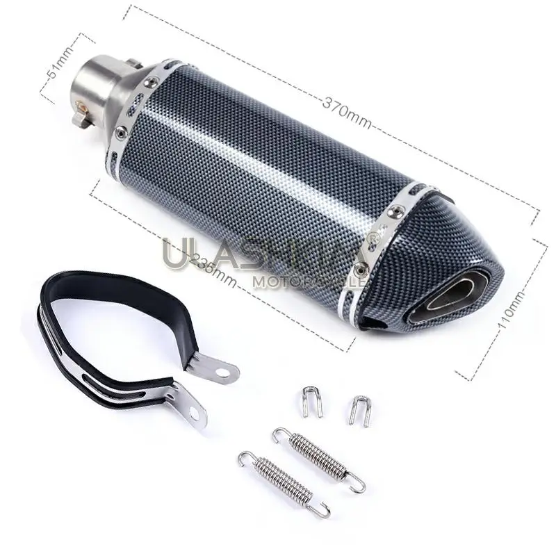 

free shipping 36~51mm Universal motorcycle yoshimura GP SC exhaust muffler pipe ATV dirt bike scooter muffler slip On