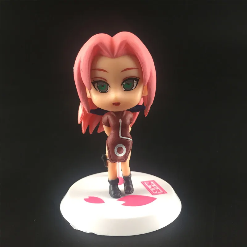 6 шт. в упаковке Наруто Хатаке Какаши Shikamaru Namikaze Uchiha Figura Наруто ПВХ Набор фигурок Саске Минато кукла