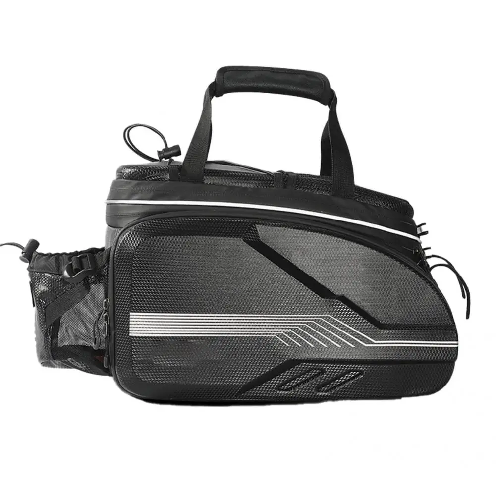 

Laminated Zipper Useful Hard Shell Bike Bag Durable Bike Tail Bag Hard Shell for Bicycle
