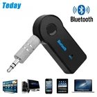 Беспроводной Bluetooth музыкальный аудио приемник 5,0 3,5 мм потоковая Автоматическая A2DP наушники AUX адаптер разъем микрофон гарнитура для автомобиля ПК