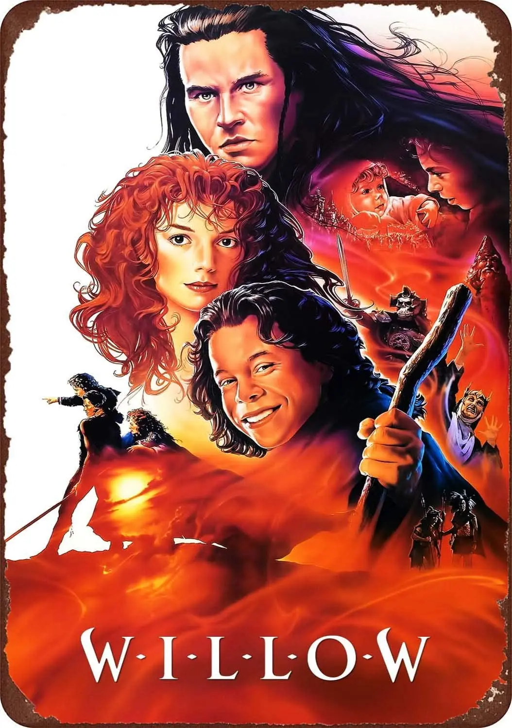 Braveheart фильм металлический жестяной знак плакат настенный налет 8x12
