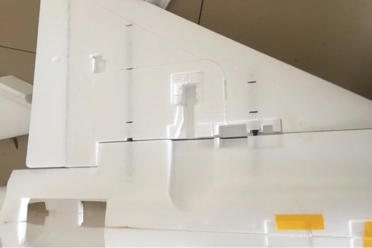 QT модель Mirage 2000 90 мм rc реактивный самолет DIY белый цвет