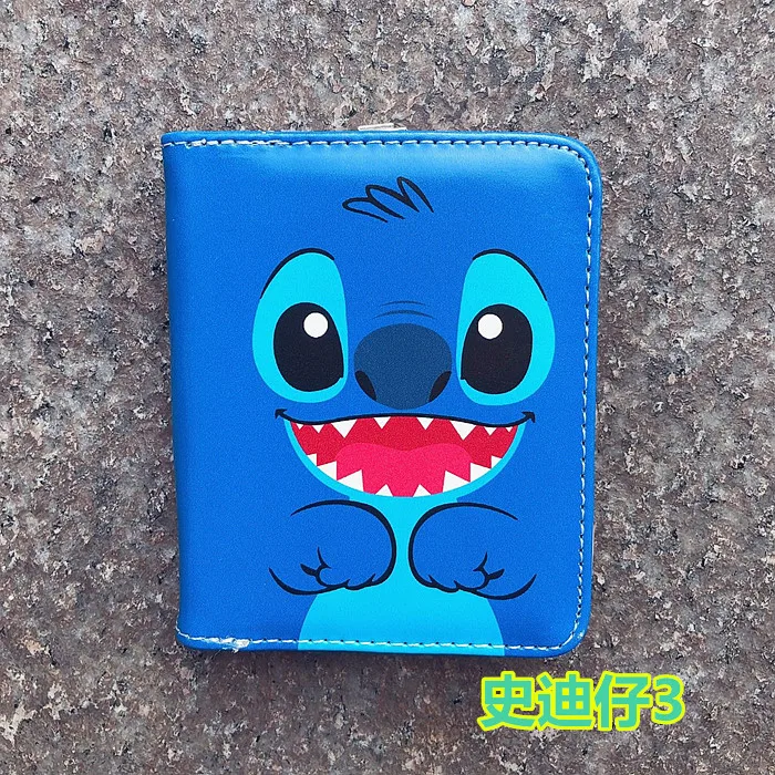 Кошелек для монет с мультипликационным стичем Disney милый женский короткий