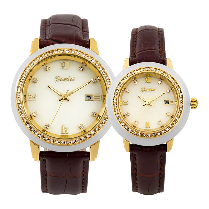 

Men's Watch for Women Automatic Quartz Couple Watch Fashion Hetian Jade Day Date Watch Relojes Para Hombre Designer Luxury Watch