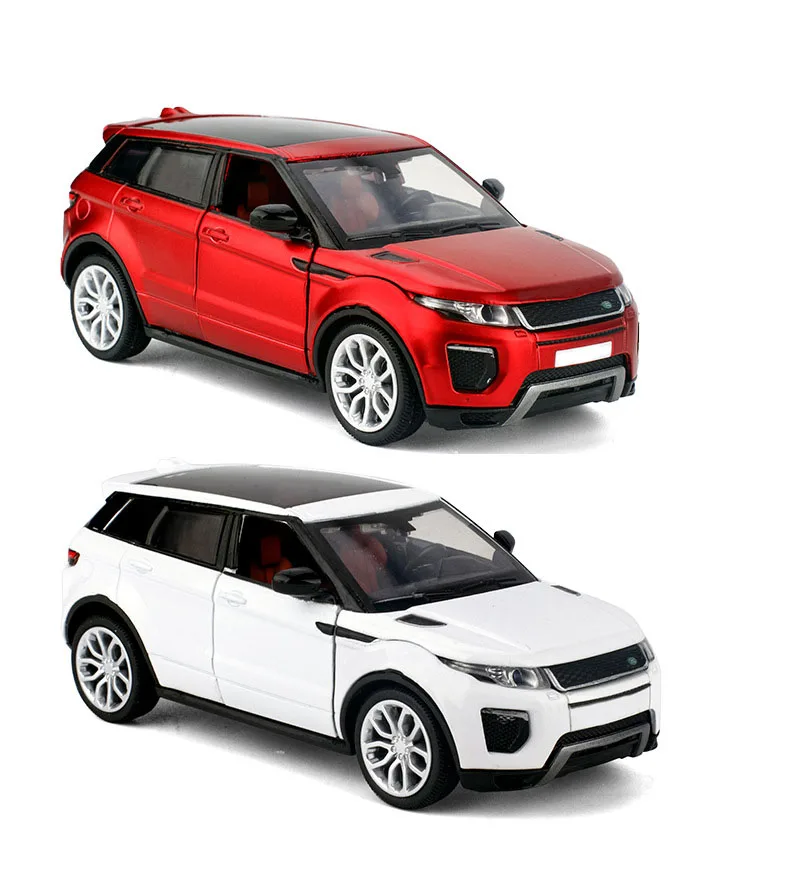Масштаб 1:32 1:36 SUV Evoque Лицензионная модель автомобиля из сплава Роскошная
