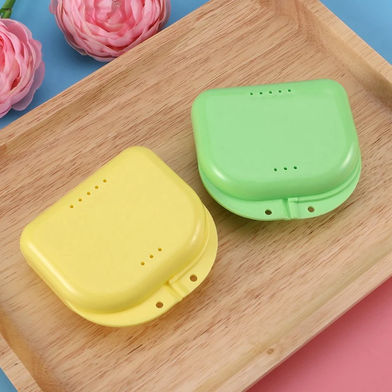 Retainer Case 5Pcs Mouth Guard Orthodontic Box Denture Storage Container | Дом и сад