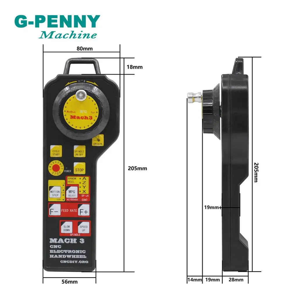 USB CNC Mach3 контроллер MPG Подвеска для 4 оси гравировки фитинги интерфейсная плата