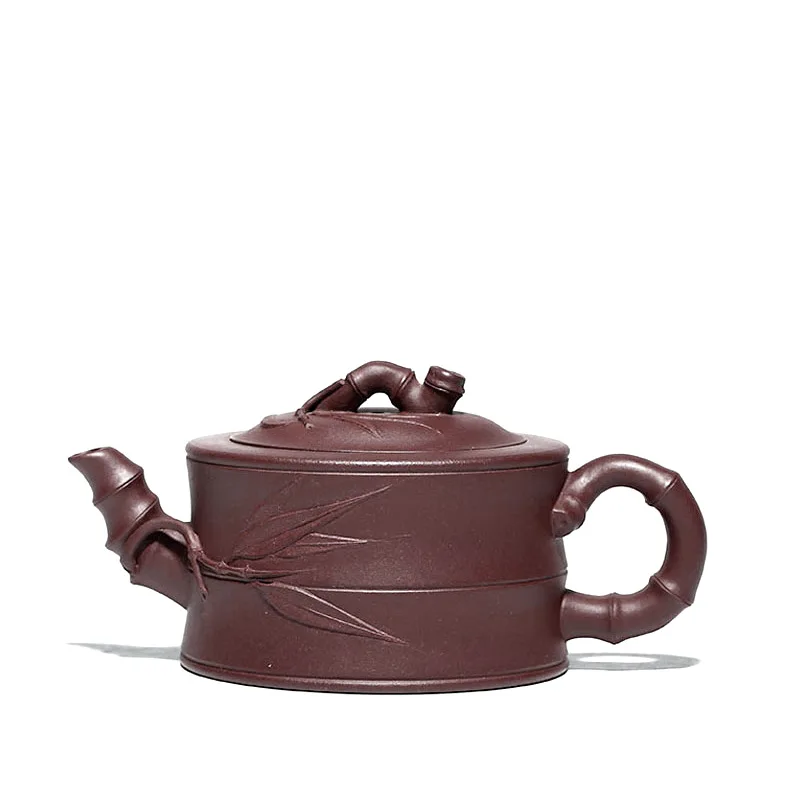 

Yixing Zisha tea set raw material Zini slubby teapot Yipin bamboo teapot