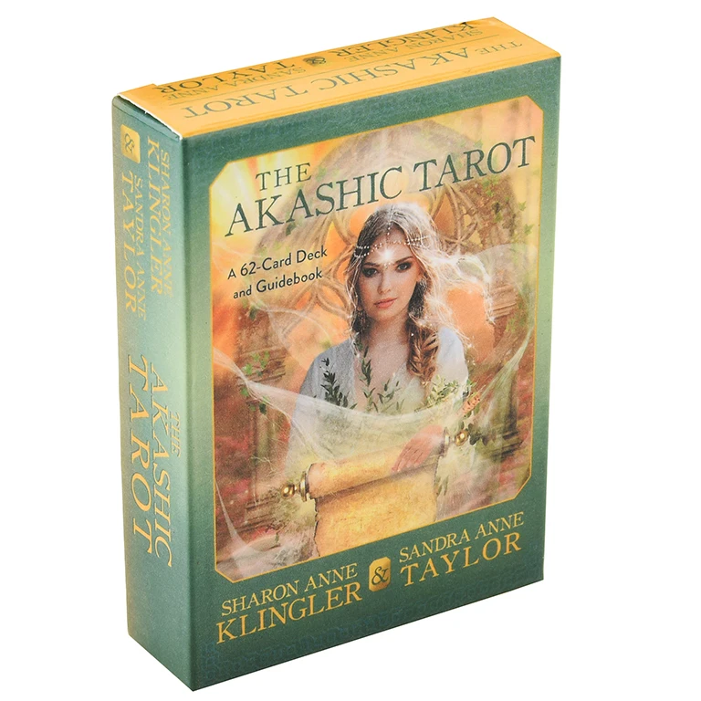 The Akashic Tarot A 62 карты колода и руководства Шэрон Анна клинлер Кристалл Духи оракул