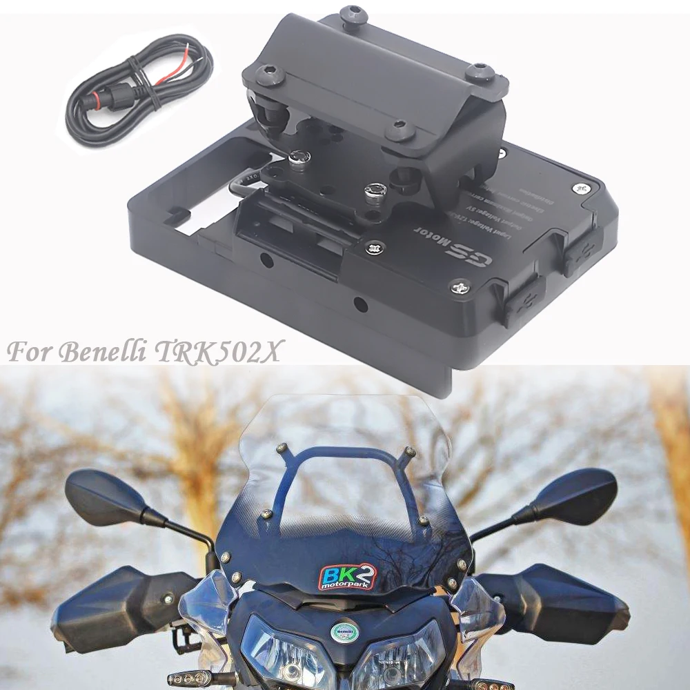 

Windscreen 16MM/22MM Crossbar Motorcycle Navigation Phone Mount Bracket For Benelli TRK502X TRK 502X TRK 502 ADV 2018 2019 2020