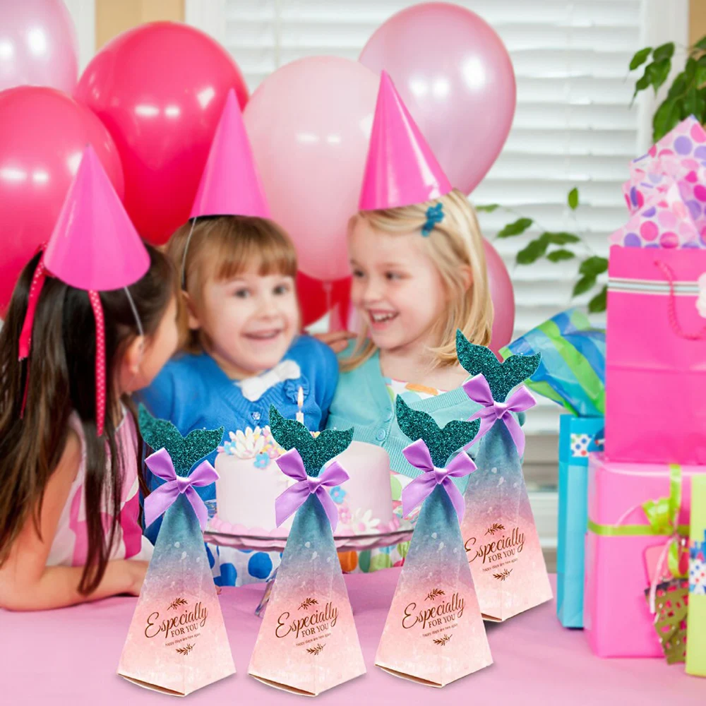 Свадебная розовая коробка для конфет Подарочная в виде фруктового льда детей на