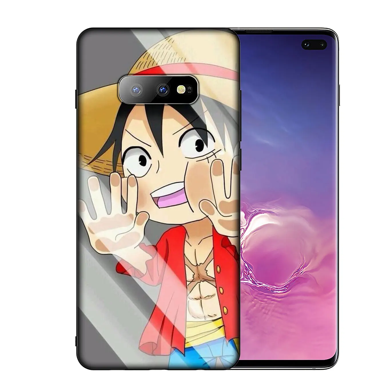 IYICAO One Piece Аниме Обезьяна D. Мягкий силиконовый чехол Luffy для Samsung Galaxy S20 Ultra S10 Lite S9 S8