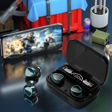M10 Wireless Headphone Bluetooth Earphones Waterproof Earpieces Sport Earbuds For Huawei Iphone OPPO Xiaomi TWS Music Headset
