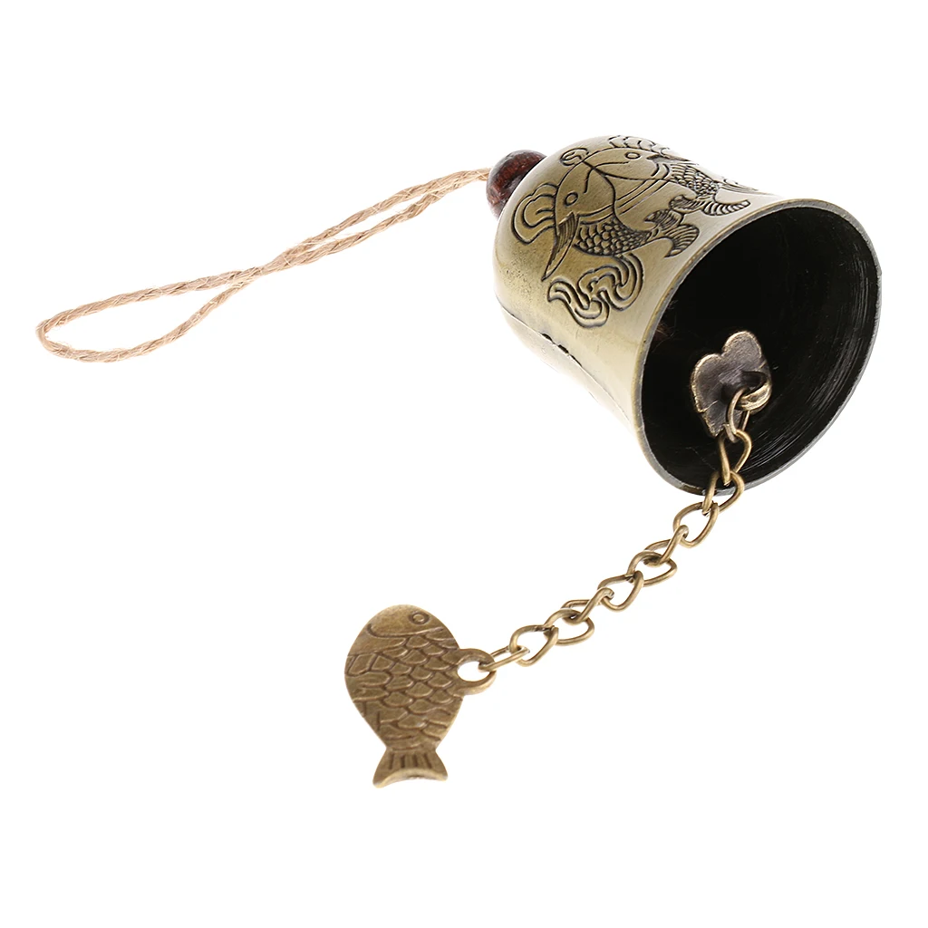 Счастливый фэн-шуй монета Будды-колокольчик Для богатства безопасности и