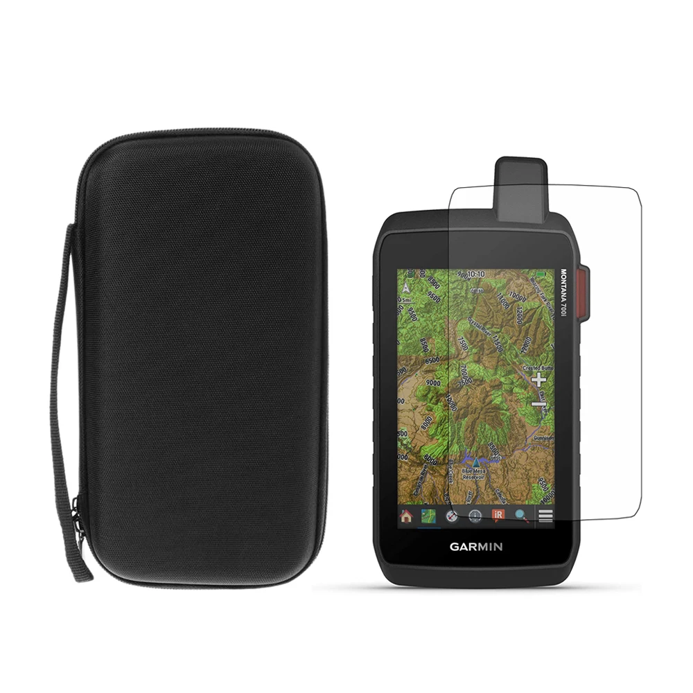 Портативный защитный чехол для переноски, защитная сумка + защита для экрана для ручной GPS Montana 750i 750 700 700i, аксессуары