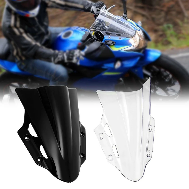 Лобовое стекло для мотоцикла Suzuki GSX250R 2017 2019 2018 черный/прозрачный|Козырьки от