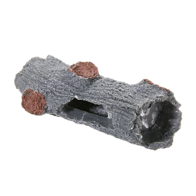 Полирезиновый полый деревянный орнамент для аквариума скрывающая пещера