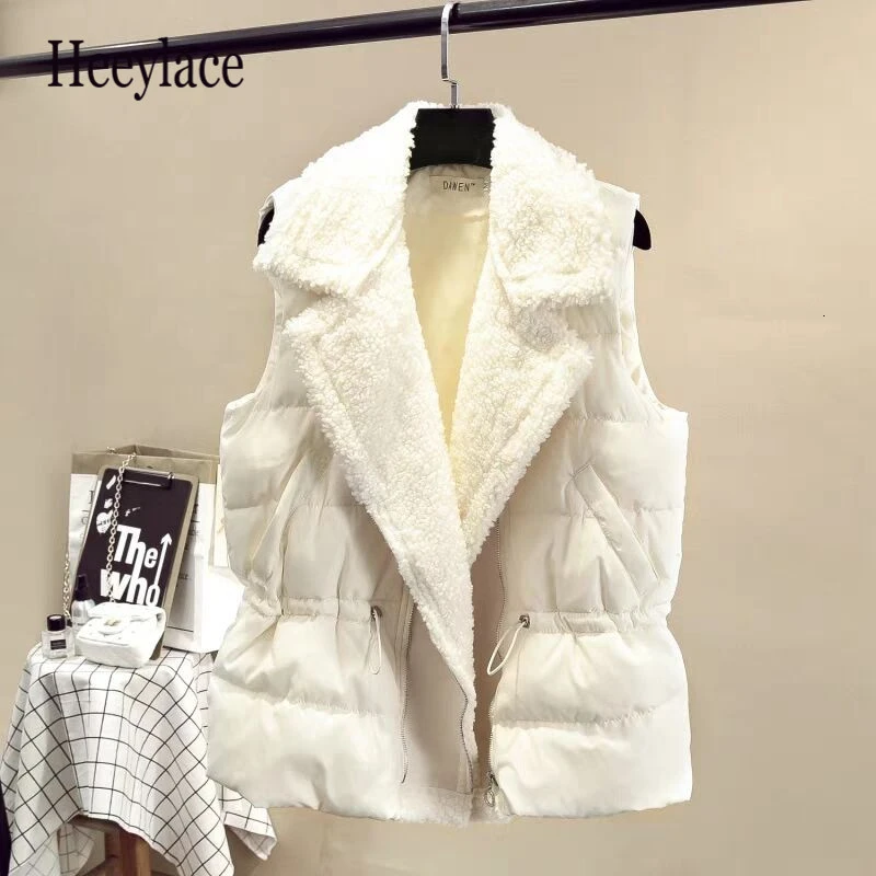 Овечья шерсть жилет женский пальто зима 2019 Новый корейский Свободный Длинный
