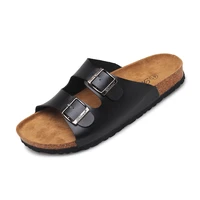 men women cork sandals fashion 2021 casual summer slides beach gladiator buckle two straps shoe flat slippers dropshipping