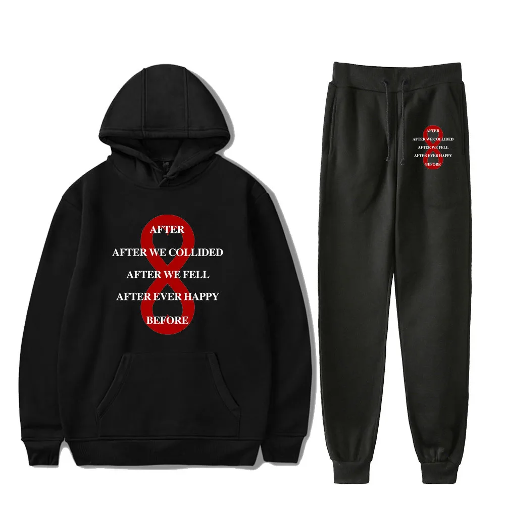 

Romanti Moive After We Collided Men Women Two Piece Set Hoodies Sweatpants Streetwear 2020 Tracksuit Unisex Long Sleeve Casual