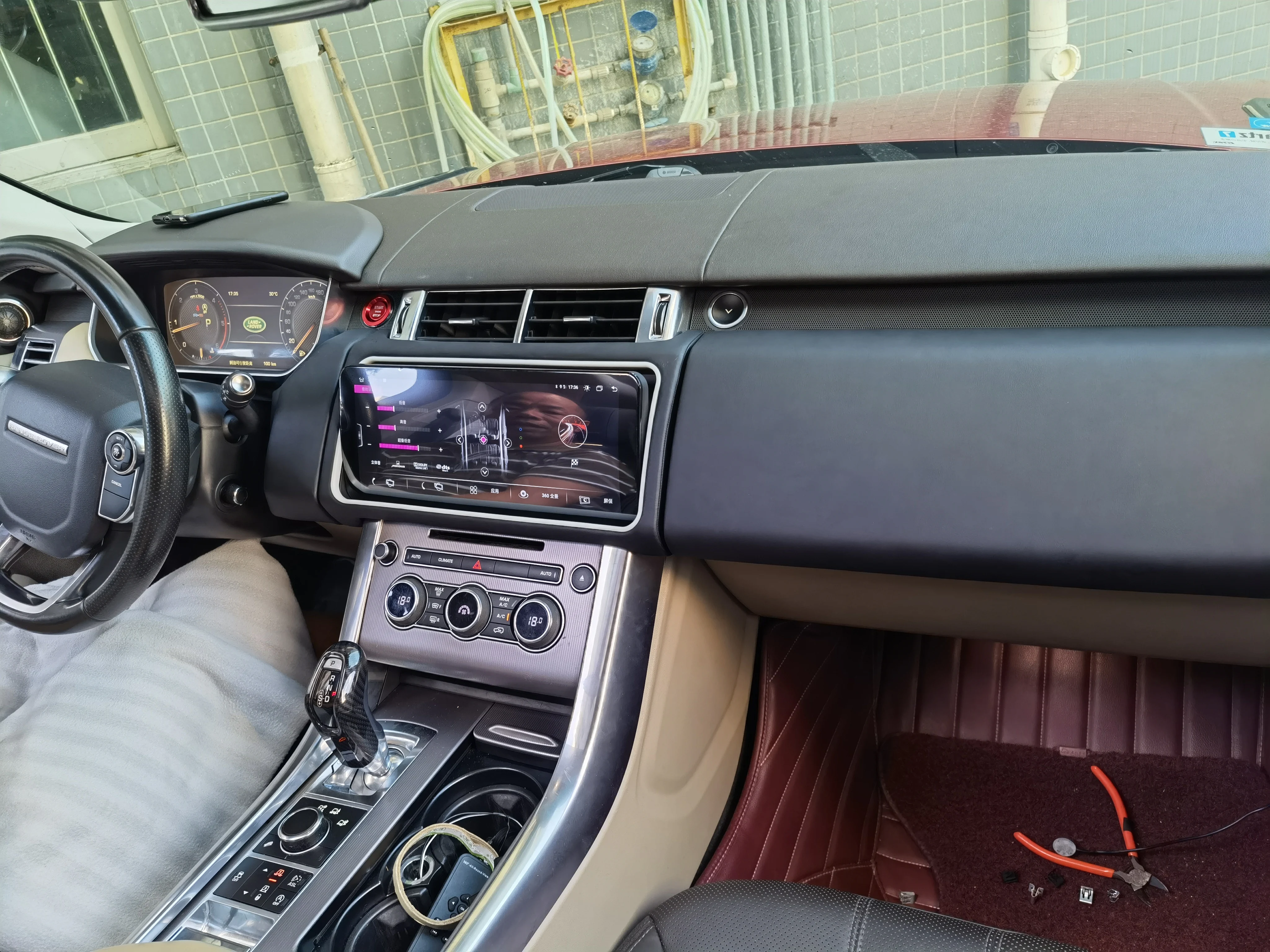 12 3 дюйма для Land Rover Range Sport L494 2013 ~ 2019 климатическая плата панель переменного тока