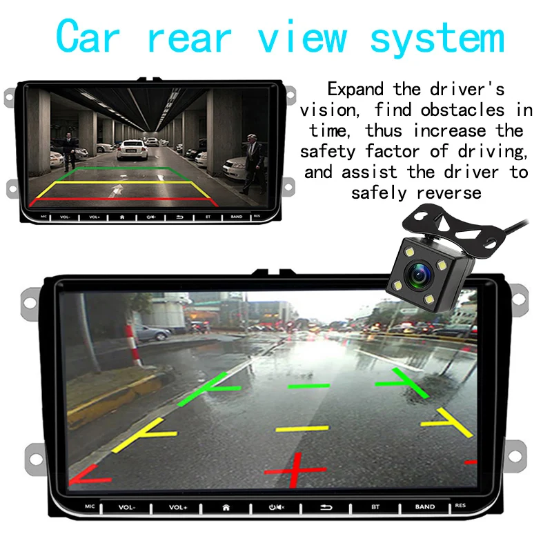 Wifi MirrorLink 2 Din 9 &quotАвтомобильная магнитола для Android Iphone Мультимедиа gps навигация Bora