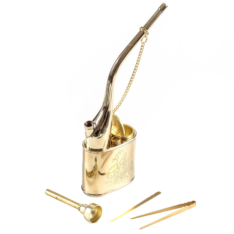 Винтажный медный Мини Кальян водяная трубка курительные трубки держатель