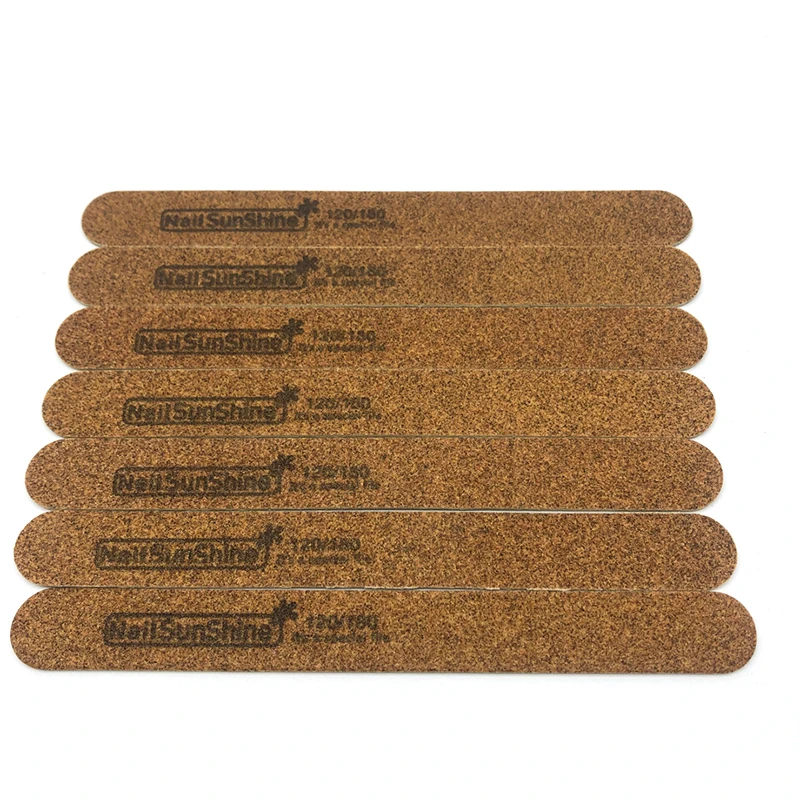 

25pcs Brown Wooden Nail File 120/180 Nail file Washable Sandpaper Polishing Manicure Buffering Block For UV Gel Varnish Tool