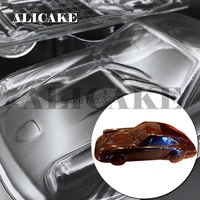 3d polycarbonate chocolate moulds porsche vehicle car shape for soap chocolate food molds form bakery baking pastry tools