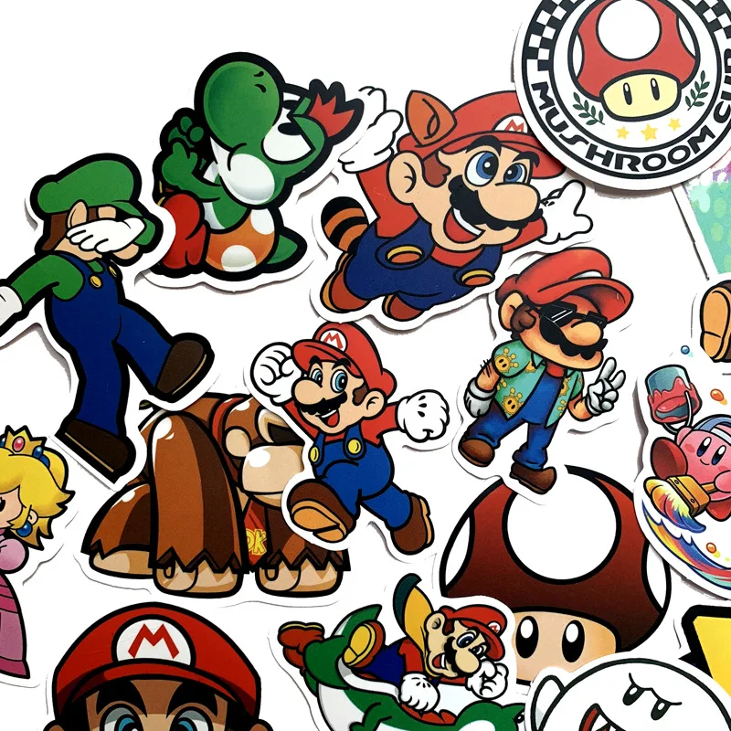 Rsitute R895 50 шт./компл. Классическая наклейка для скрапбукинга с героями игр гитары