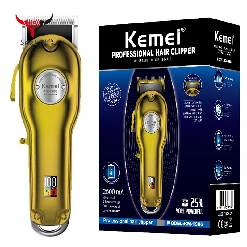 

barber wired wireless hair clipper professional hair trimmer for men all metal electric hair cutter machine haircut pivot motor