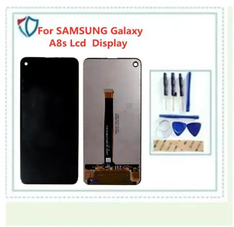 6 4 ''для SAMSUNG Galaxy A8s Lcd G8870 G887FZ дисплей с сенсорным сенсором дигитайзер сборка для