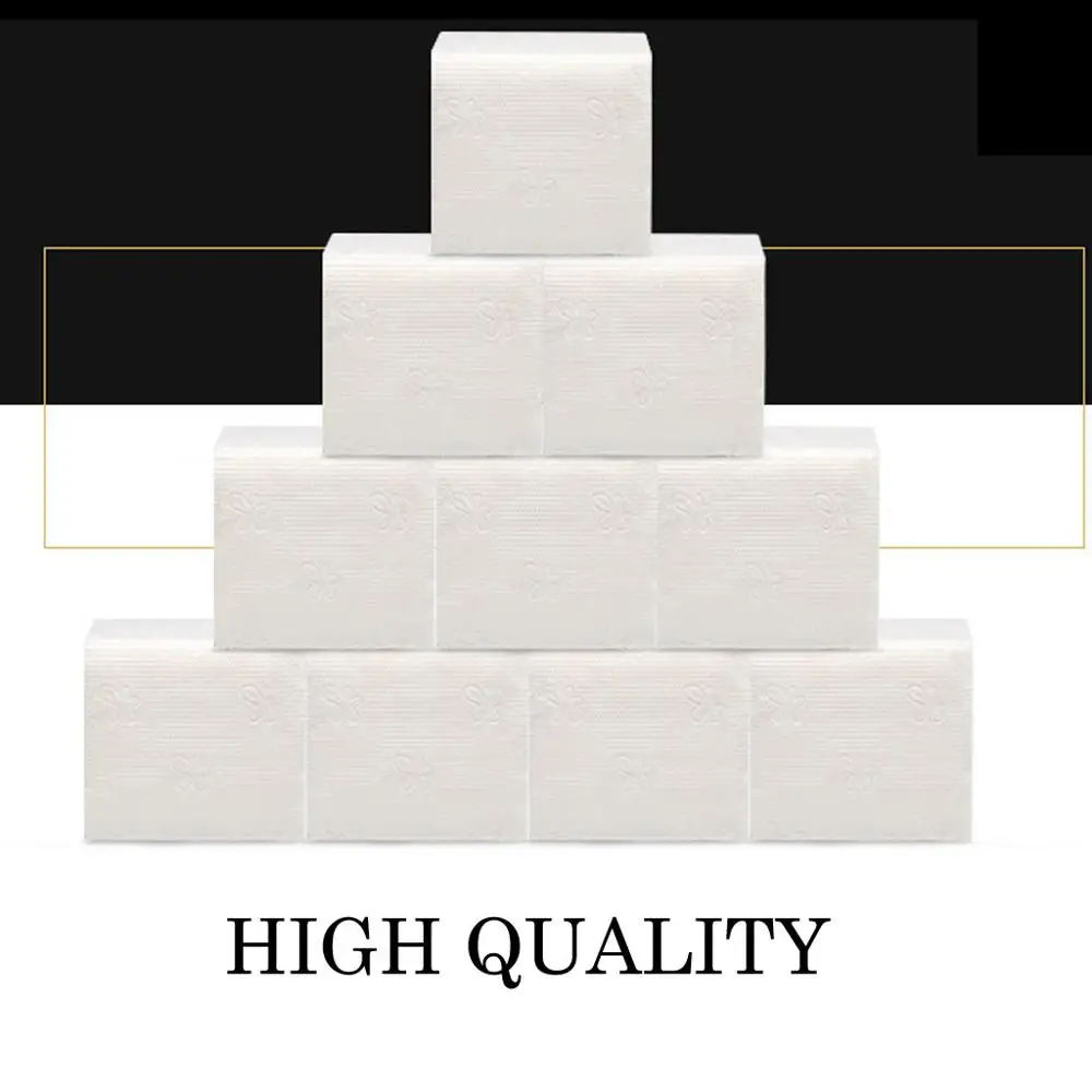 12 шт белые бумажные полотенца для рук упаковка из 60 листов ткань салфетки мягкая