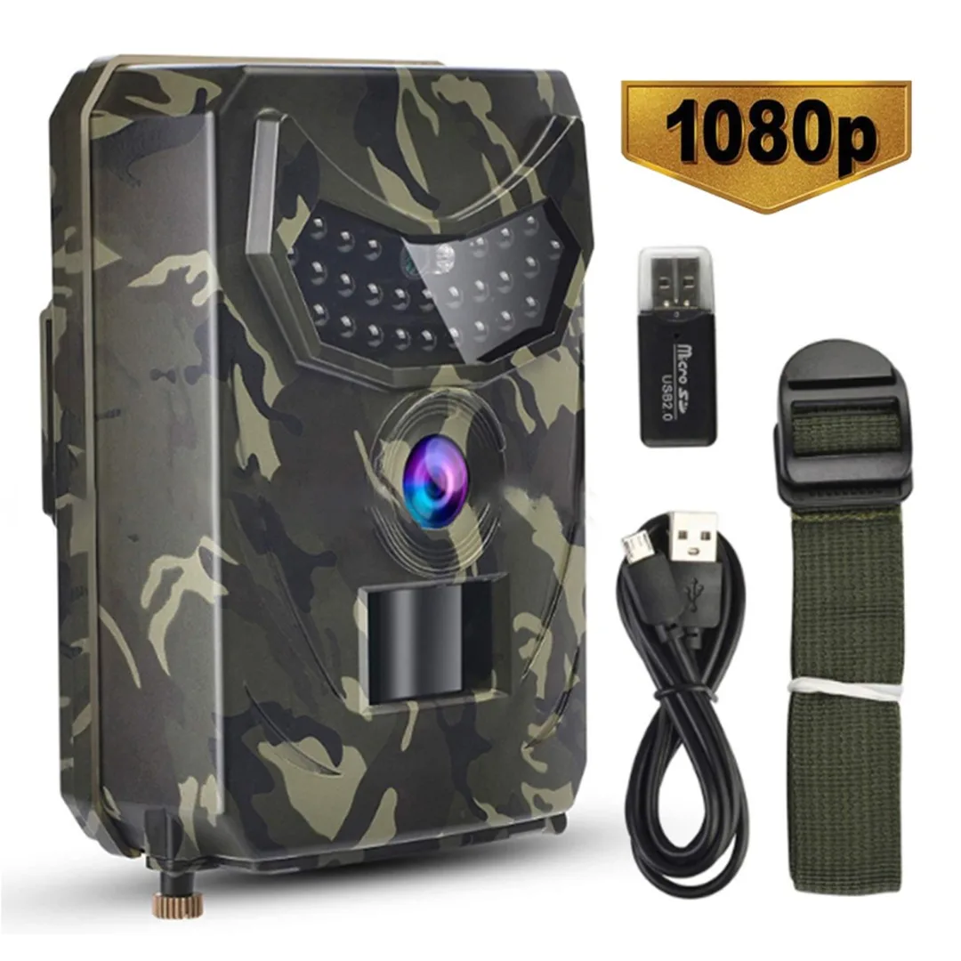 

PR100 12MP 1080P Hunting Camera Photo Trap Waterproof Night Vision Wildlife Trail Thermal Imager Video Cameras Outdoor Sports