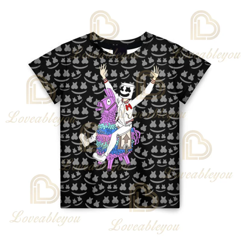 Футболка Fortnite для детей футболка с 3D принтом банан Пейсли мужская женская летние