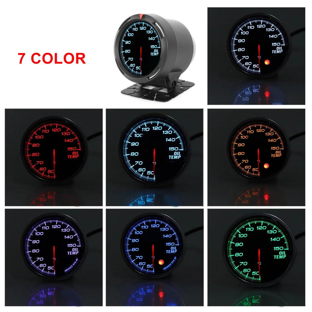7 цветный датчик температуры масла шаговый двигатель измеритель Цельсия