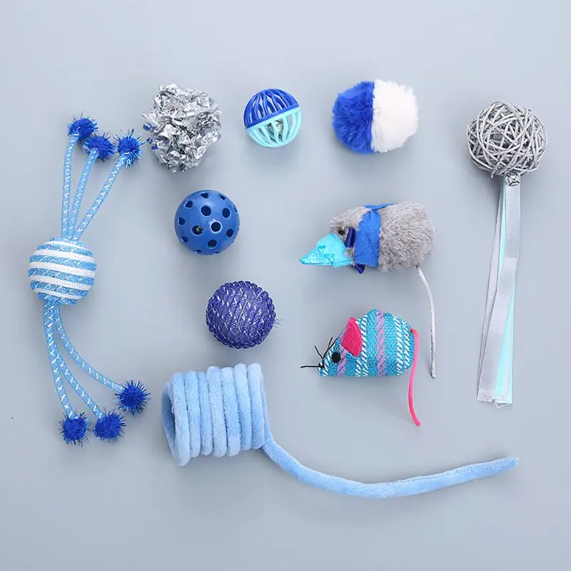 Игрушка для кошек Набор рождественских чулок плюшевый подарок домашних животных