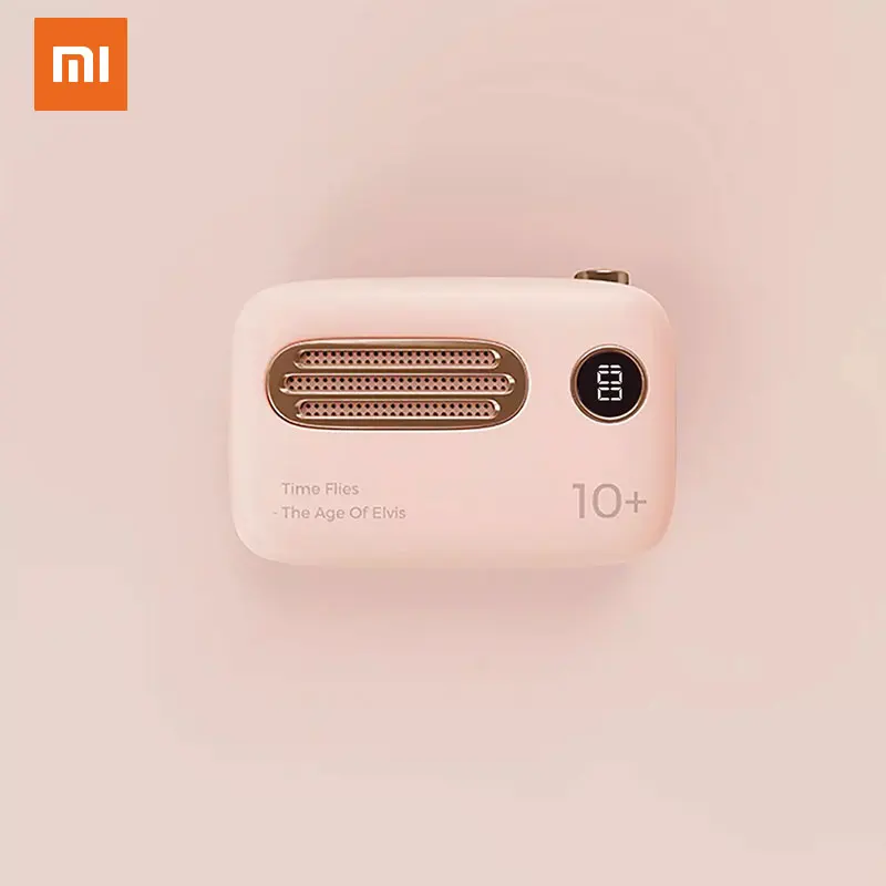 Xiaomi Batterie Externe 10000 мАч Мини Внешний аккумулятор цифровой дисплей внешний милый