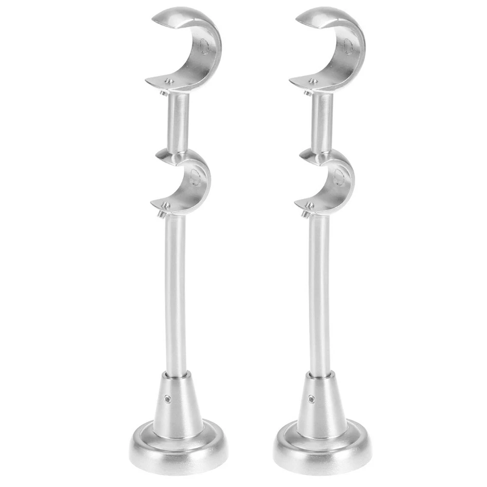 Новинка 20 мм/25 мм двойные кронштейны для штор держатель - Цена: 750,24 руб.