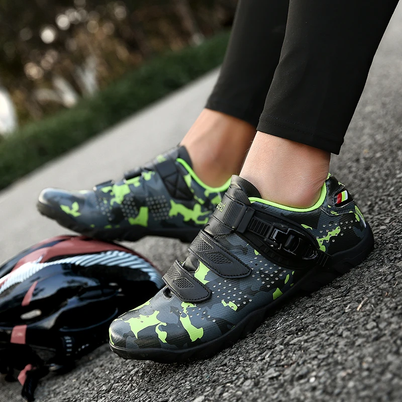

2020 New Large Size MTB Cycling Shoes Men Breathable Outdoor Road Bicycle Shoes Women Nonslip Self-Locking Bike Shoes Sneakers