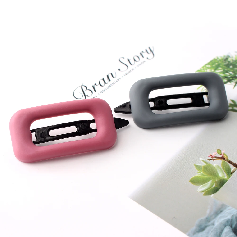 Модные женские квадратные заколки для волос BB пластмассовая заколка инструменты