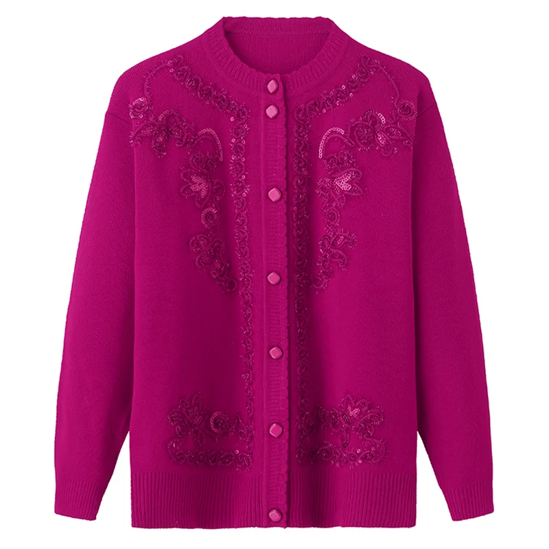 Новинка осенне зимний женский вязаный свитер пальто новый высококачественный