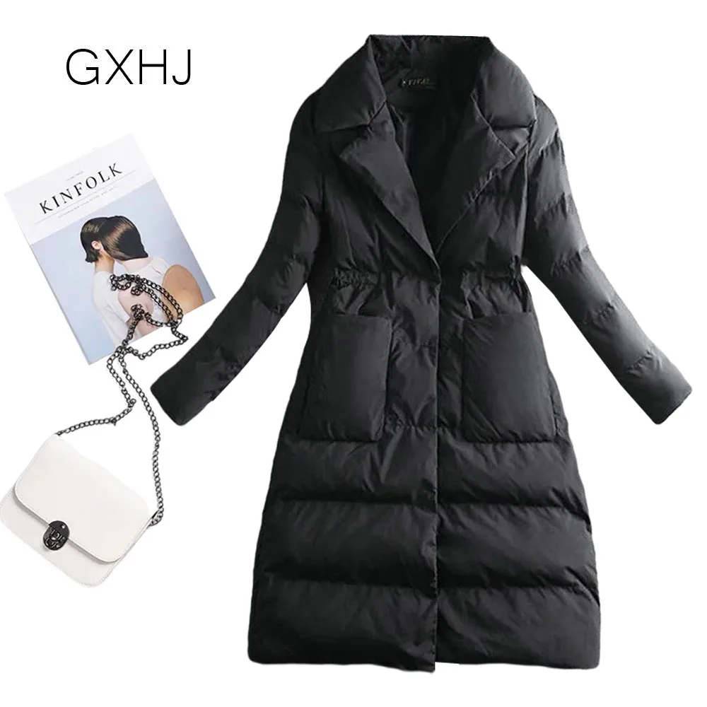 Зимняя женская куртка 2021 Толстая теплая мягкая верхняя одежда женские длинные